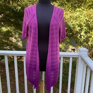 Pretty Lane Bryant purple ombré sweater 18/20